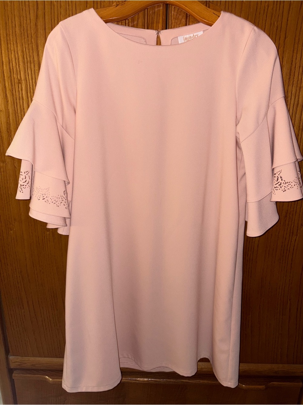 Laundry tinted blush dress size 0 - Picture 3 of 5